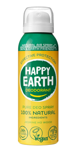 Happy Earth Natuurlijke deo natural air spray jasmine ho wood 100ml