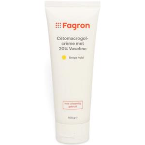 Fagron Cetamacrogolcrème Met 20% Vaseline 100 gr