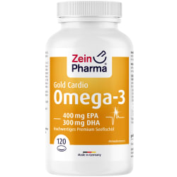 ZeinPharma Omega 3 Kapseln Gold Cardio Edition