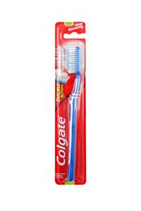 Colgate - 12x Zahnbürste Double Action Medium mit Zungenreiniger