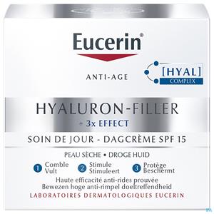 Eucerin Hyaluron-Filler + 3x Effect Dagcrème SPF15 - Droge Huid 50ml