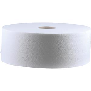 CWS Toiletpapier grote rollen tissue, recycling, 2-laags, wit, VE à 6 rollen