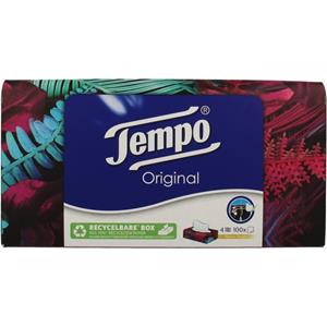 Tempo Taschentücher Original, 4-lagig, weiß, 100er Box