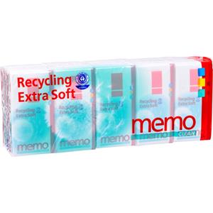 memo 15x10 Taschentücher Recycling extra soft, 4-lagig