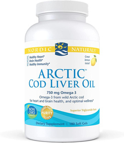 Nordic Naturals Arctic Cod Liver Oil 180 softgels