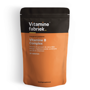 Vitaminefabriek Vitamine B complex - 30 tabletten - .nl