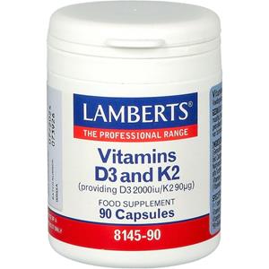 Lamberts Vitamine D3 2000 IE en K2 90 mcg