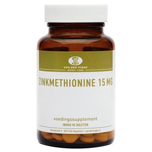 Van der Pigge Zinkmethionine 15mg, 90 tabletten