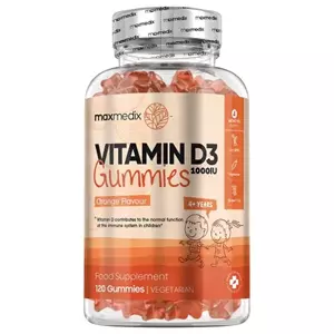 Maxmedix Vitamine D3 gummies voor kids - 1000 IE - 120 gummies