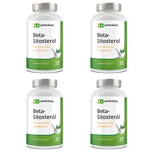 Perfectbody Bèta-sitosterol 4-pack - 400 Tabletten
