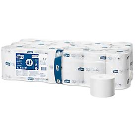 TORK Toilettenpapier Advanced (36-St), weiß, 2-lagig, Midi-Rolle / hülsenlos, 900 Blatt/Rolle