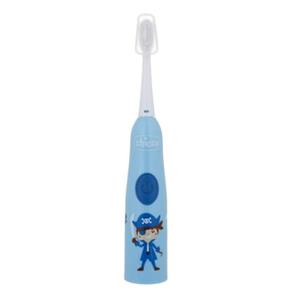 Chicco Elektrische tandenborstel met vervangbare batterij en reserveborstel voor kinderen, blauw
