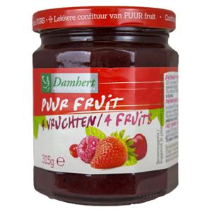 Damhert Confituur Puur Fruit 4 Vruchten 315 gr