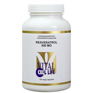 Vital Cell Life Resveratrol 500 mg 100 Vegetarische Capsule