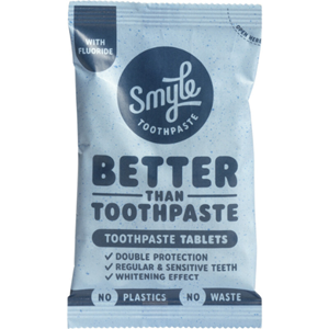 Smyle Tandpasta Navul Tabs - Fluoride - 65 stuks - Duurzaam tandenpoetsen