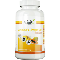 Zec Plus Nutrition Health+ Ananas-Papaya-Enzyme (120 Kapseln)