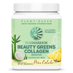 SunWarrior Beauty Greens Collagen Piña Colada (300g)