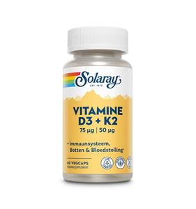 Solaray Vitamine D3 & K2