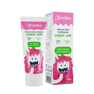 nordics Zahnpasta Kids Bubble Gum Spar Pack