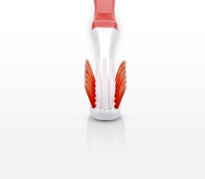 Better Toothbrush Regular Tandenborstel Medium Rood 1 Stuk