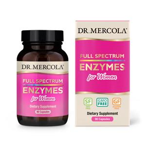 Dr. Mercola Full Spectrum for Women Enzymes (90 Capsules) - 