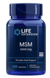 Life Extension MSM 1000 mg (100 Capsules) - 