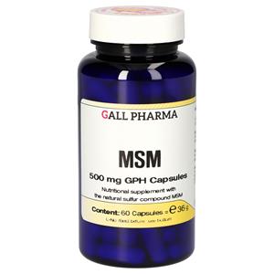 Gall Pharma GmbH MSM 500 mg GPH (60 Capsules) - 