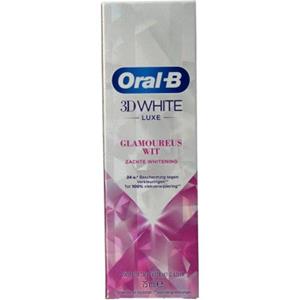 Oral B Tandpasta 3D white luxe glamorous white 75 ml