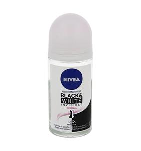 Nivea Deodorant roller invisible black & white clear