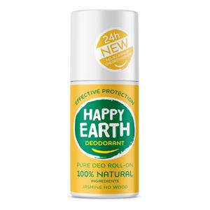 Happy Earth Deodorant roll on jasmine ho wood