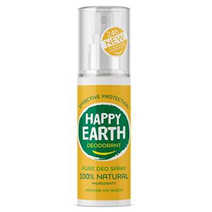 Happy Earth 100% Natuurlijke Deo Spray Jasmine Ho Wood