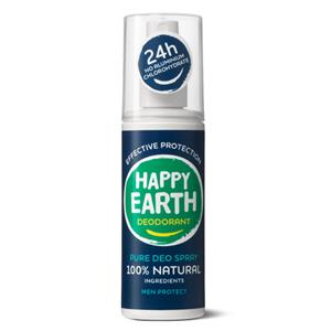 Happy Earth 100% Natuurlijke Deo Spray Men Protect