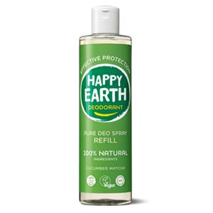 Happy Earth Pure deodorant spray cucumber matcha refill