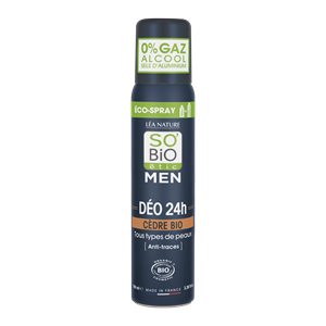 So'Bio Étic For Men Deo Spray Cedar Bio (100ml)