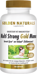 Golden Naturals Multi strong gold mama 180 vegetarische capsules