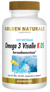 Golden Naturals Visolie KIDS Kauwcapsules