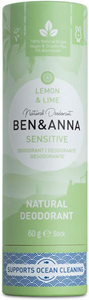 Ben & Anna Deodorant crème sensitive lemon & lime 60 Gram