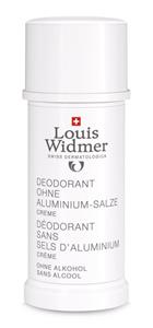 Louis Widmer Deodorant crème zonder aluminium ongeparfumeerd 40ml