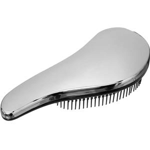 5five Haarborstel anti-klit zilver 18,5 cm van kunststof -