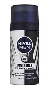 Nivea Mini for men deospray invisible back & white 48 x 35ml