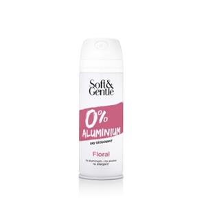 Soft & gentle Deodorant spray floral aluminium free 150ml