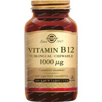 Solgar Vitamin B-12 1000Mcg 100 kauwtabletten