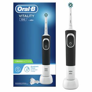 6x Oral-B Elektrische Tandenborstel Vitality Zwart 1 Stuks