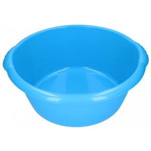 Hega Hogar Blauwe afwasbak / afwasteiltje rond 15 liter -