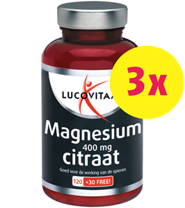 Lucovitaal Magnesium 400mg citraat 450 tabletten