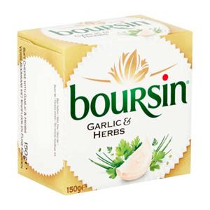 Boursin Roomkaas Garlic & Herbs 150 GRM Doos