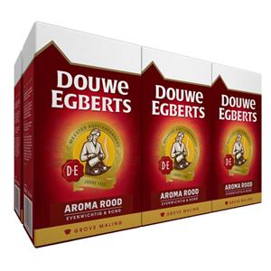 Douwe Egberts  Aroma rood (grove maling) - 6x 250g