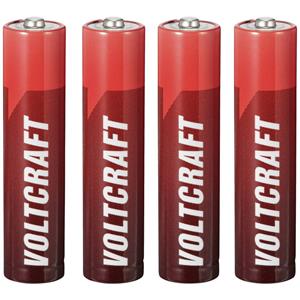 VOLTCRAFT LR03 AAA batterij (potlood) Alkaline 1350 mAh 1.5 V 4 stuk(s)