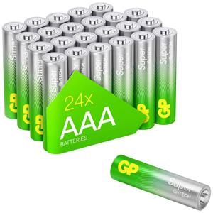 GP Batteries Super GP24AETA21-2GPAB24 AAA batterij (potlood) Alkaline 1.5 V 24 stuk(s)