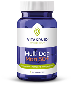 Vitakruid Multi Dag Man 50+ Tabletten